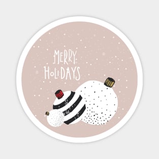 Merry Holidays Magnet